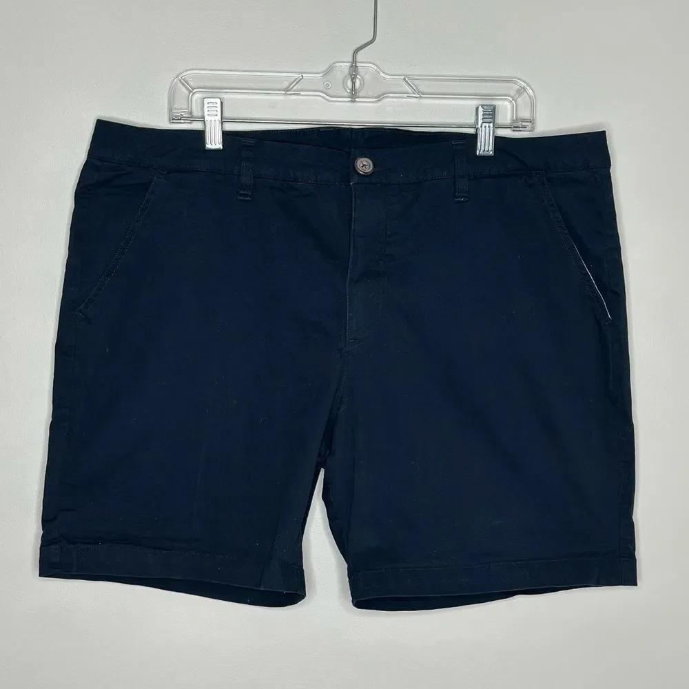 Chubbies Men’s Armada Casual Navy Blue Shorts 7” Seam Size 40
